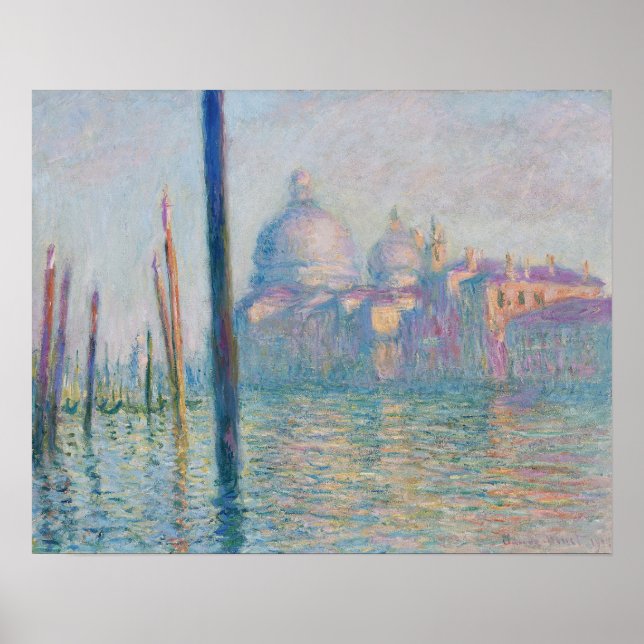 The Grand Canal, Venice by Monet - Poster (Front)