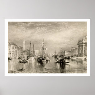 The Grand Canal, Venice, engraved by William Mille Poster