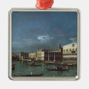 The Grand Canal with the Church of Santa Maria Metal Tree Decoration