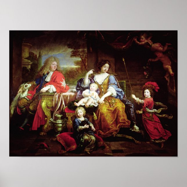 The Grand Dauphin with his Wife Poster (Front)