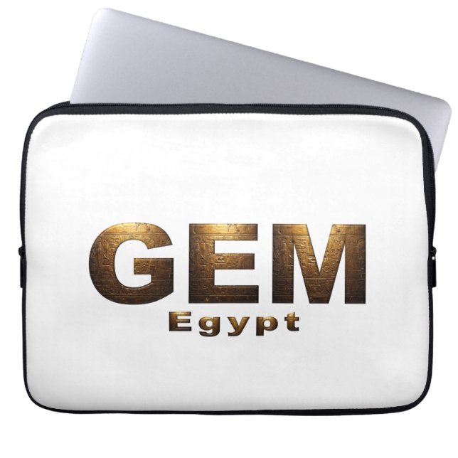 The Grand Egyptian Museum Laptop Sleeve (Front)