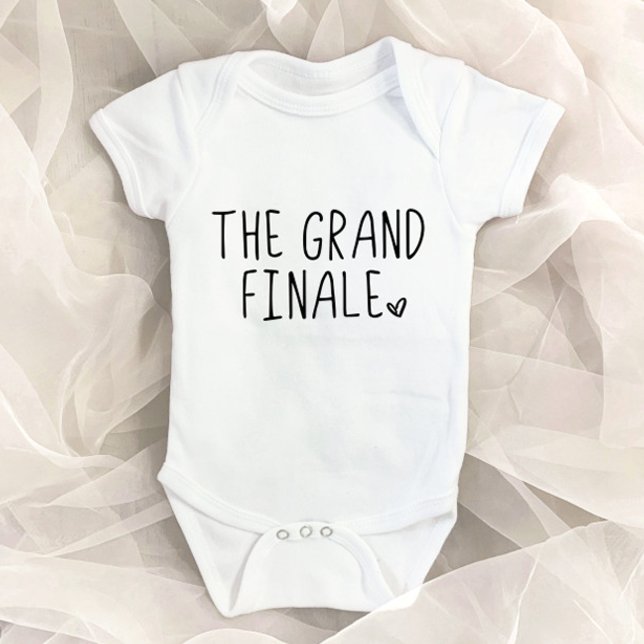 The Grand Finale Last Baby Pregnancy Announcement Baby Bodysuit (Creator Uploaded)