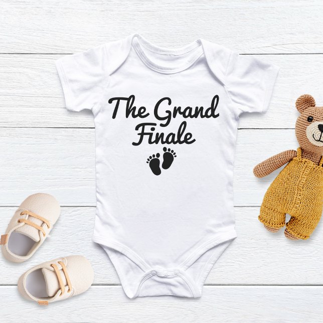 The Grand Finale Last Baby Pregnancy Announcement  Baby Bodysuit (Creator Uploaded)