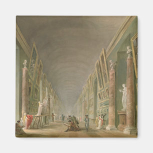 The Grand Gallery of the Louvre Magnet