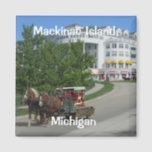 The Grand Hotel Magnet<br><div class="desc">Product features an original photograph of the Grand Hotel on Mackinac Island.</div>