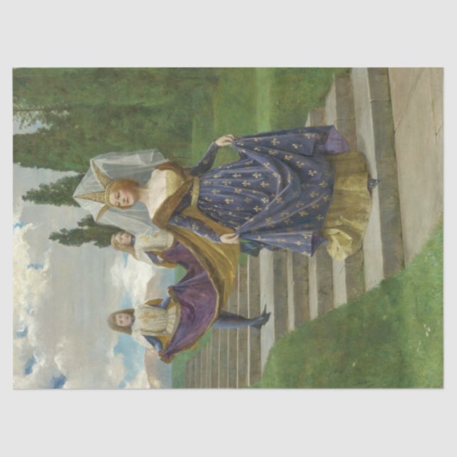 The Grand Lady (by John Collier) Tissue Paper (Front)