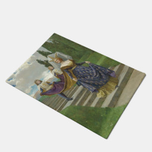 The Grand Lady (Mediaeval Noble Woman) Doormat