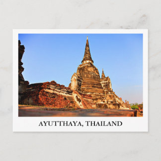 The Grand Palace of Ayutthaya in Thailand Postcard