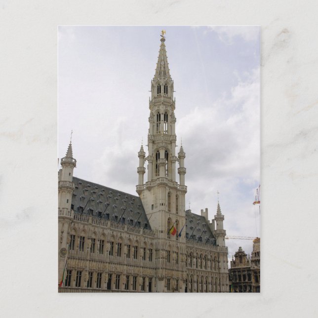 The Grand Place - Brussels, Belgium Postcard (Front)
