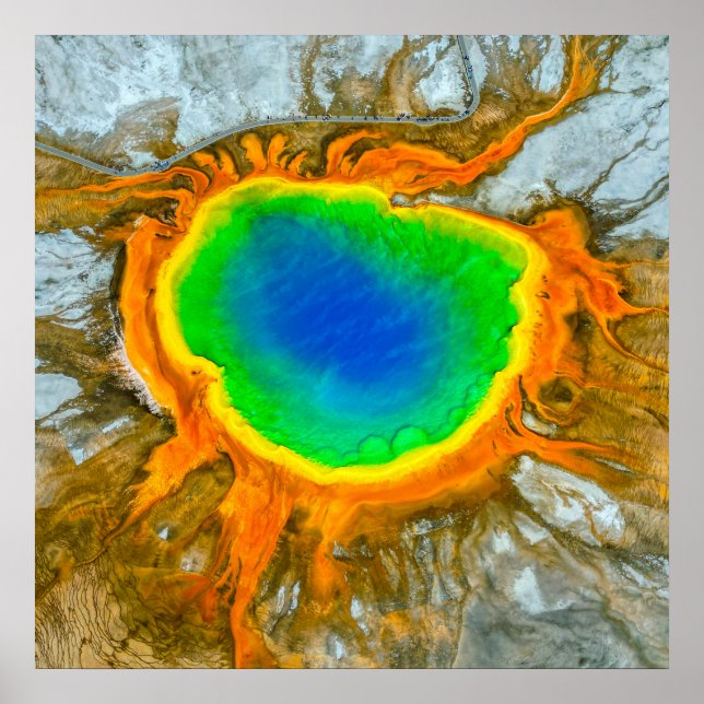 The Grand Prismatic Spring Poster (Front)