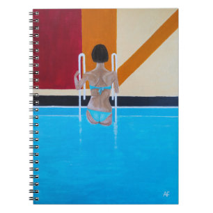 The Grand Resort Painting by Alfred Fox Notebook