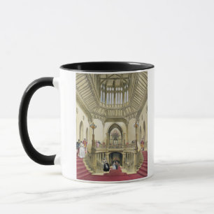 The Grand Staircase, Windsor Castle, from 'A Histo Mug