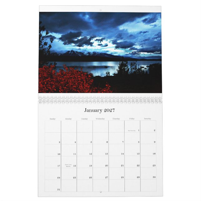 The Grand Tetons Calendar (Jan 2027)