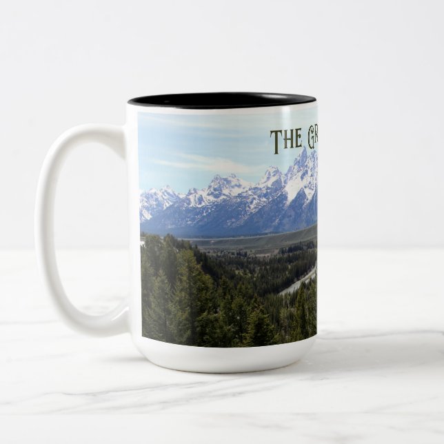 The Grand Tetons National Park 15oz Mug (Left)