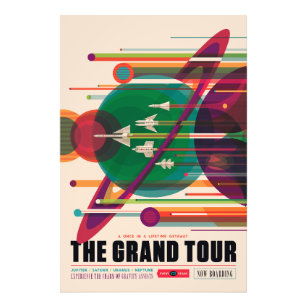 The Grand Tour - NASA/JPL's Retro Space Poster