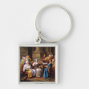 The Grand Turk Giving a Concert for his Mistress Key Ring