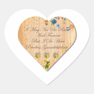 The Grandchildren Heart Sticker