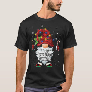 The Granddad Gnome Christmas Funny Matching Famil T-Shirt