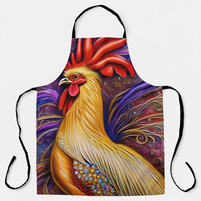 The Grandeur of a Rooster Apron (Front)