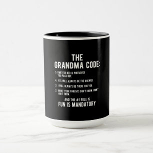 The Grandma Code   Fun Is Mandatory Mug