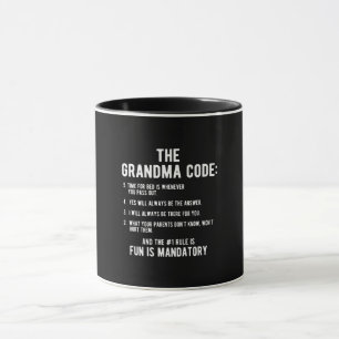 The Grandma Code Fun Is Mandatory Mug
