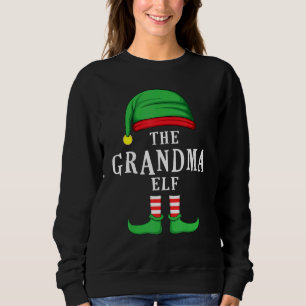 The Grandma Elf Christmas Family Matching Group Xm Sweatshirt