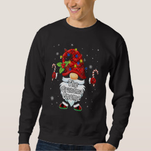 The Grandma Gnome Christmas Matching Family Sweatshirt