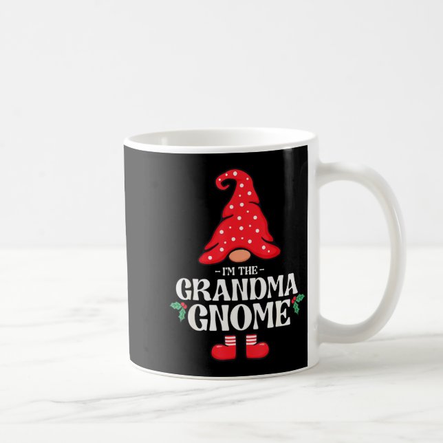 The Grandma Gnome Funny Family Matching Group Chri Coffee Mug (Right)