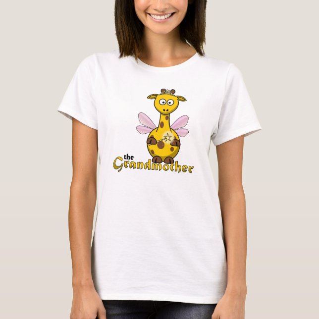 The Grandmother Giraffe Fairy Godmother T-Shirt (Front)