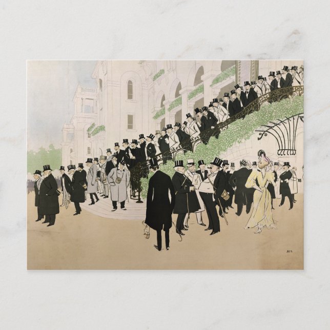 The Grandstand Staircase Postcard (Front)