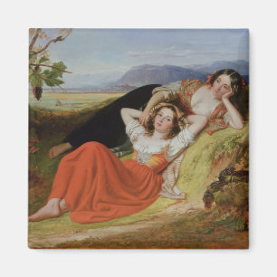 The Grape Harvest Magnet