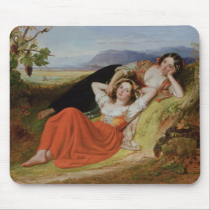The Grape Harvest Mouse Pad