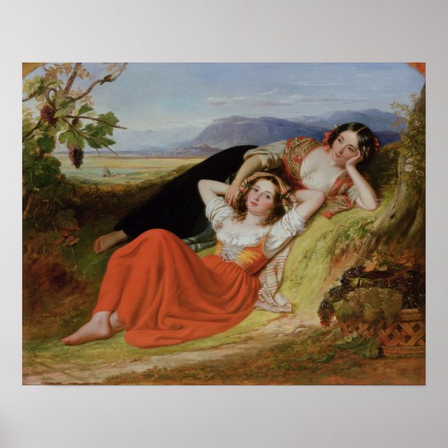 The Grape Harvest Poster (Front)