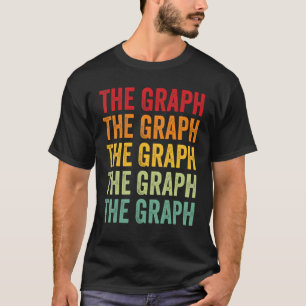 The Graph Crypto Rainbow Text Design T-Shirt