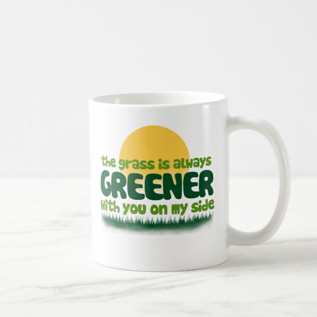The Grass is Always Greener Coffee Mug (Right)