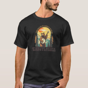 The Grass Is Blue In Pennsylvania Vintage Bear Ban T-Shirt