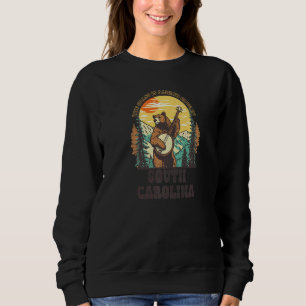 The Grass Is Blue In South Carolina Vintage Bear B Sweatshirt