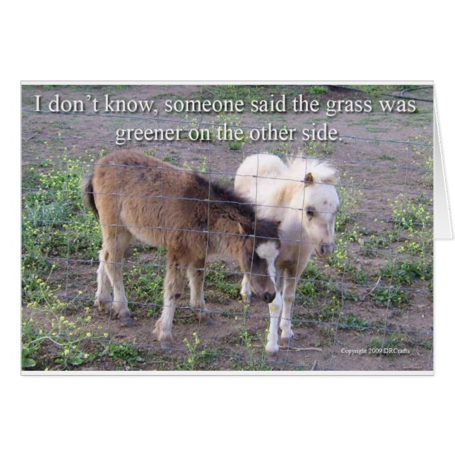 The Grass is Greener (Front Horizontal)