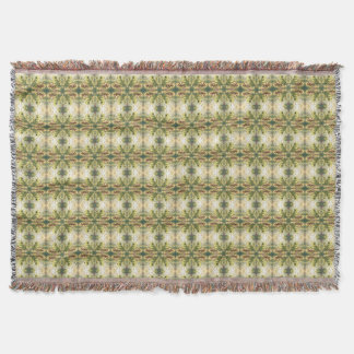The Grasshopper and the Nectar Artwork Throw Blanket