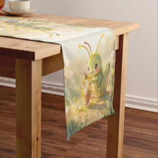 The Grasshopper and the Nectar Masterpiece Short Table Runner