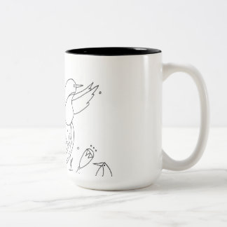 The Grasshopper - Sarah Fielke Bom 2018 Two-Tone Coffee Mug