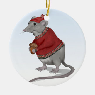 The Grateful Mouse Ornament