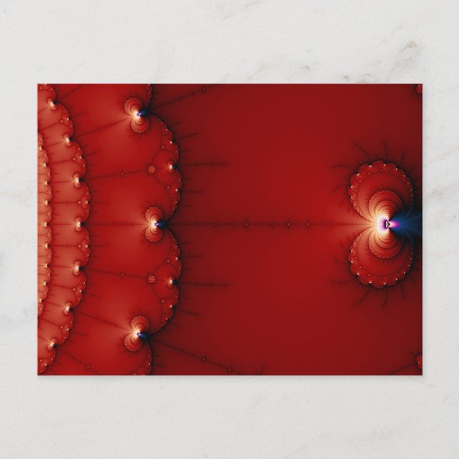 The Gravity Wells Fractal Postcard (Front)