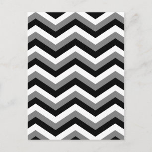THE GRAY AREA (a zig zag design) ~ Postcard