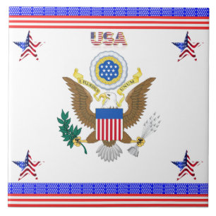 The Greal seal of the United States Ceramic Tile