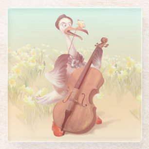 The Great Artist in Spring Glass Coaster