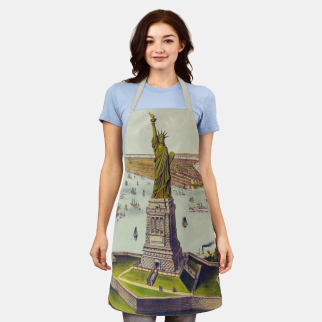 The Great Bartholdi Statue, Statue of Liberty Apron (Worn)