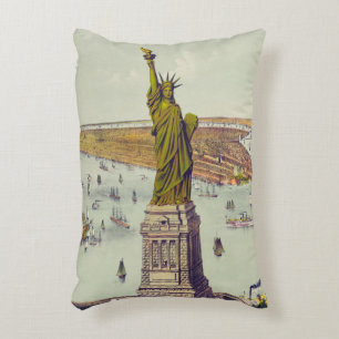 The Great Bartholdi Statue, Statue of Liberty Decorative Cushion