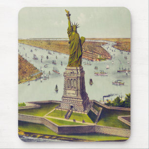 The Great Bartholdi Statue, Statue of Liberty Mouse Pad