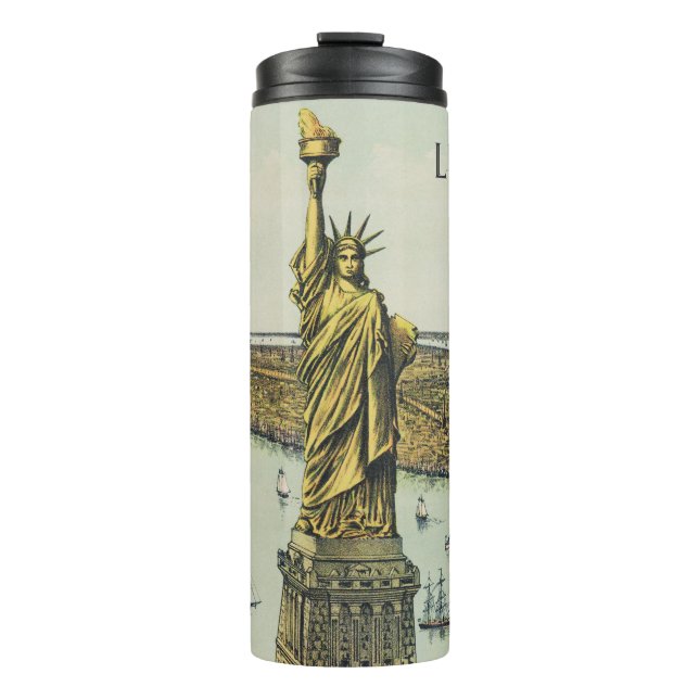 The Great Bartholdi Statue, Statue of Liberty Thermal Tumbler (Front)